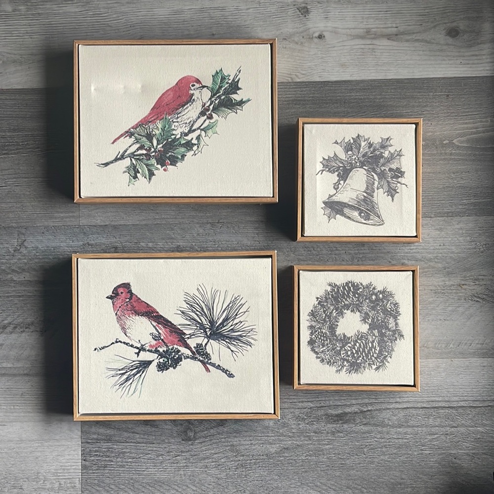 EUC - Christmas Wall Decor And Ornaments - Picture 1 of 7